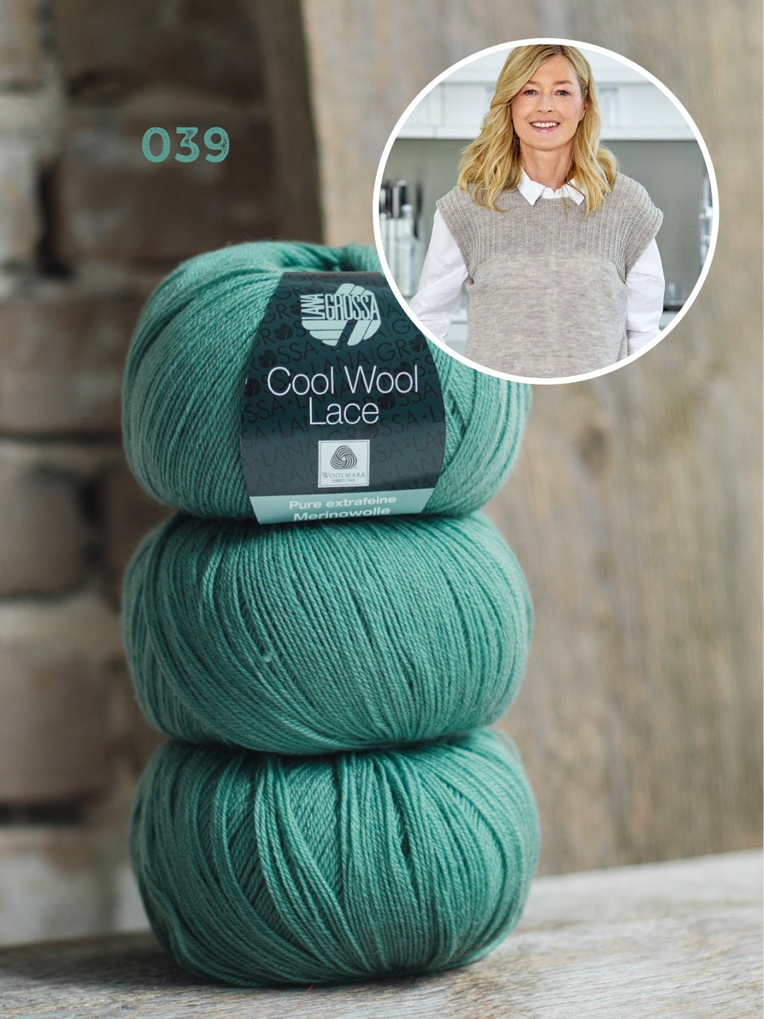 Strickpaket Cool Wool Lace Pullunder