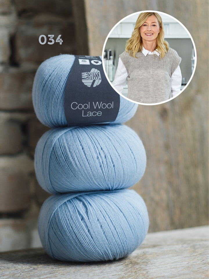 Strickpaket Cool Wool Lace Pullunder