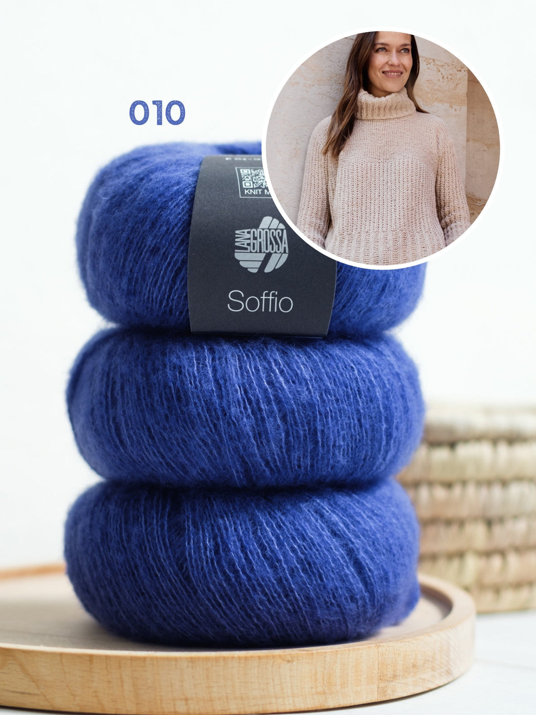 Strickpaket Soffio Rollkragenpullover