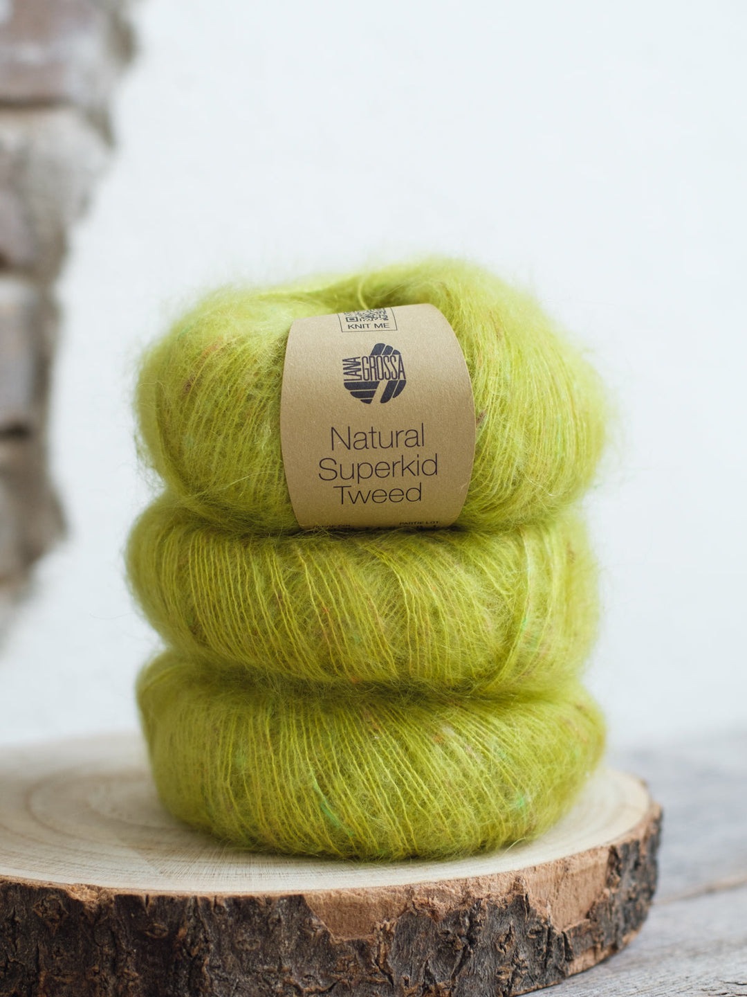 Natural Superkid Tweed 626 Pistazie