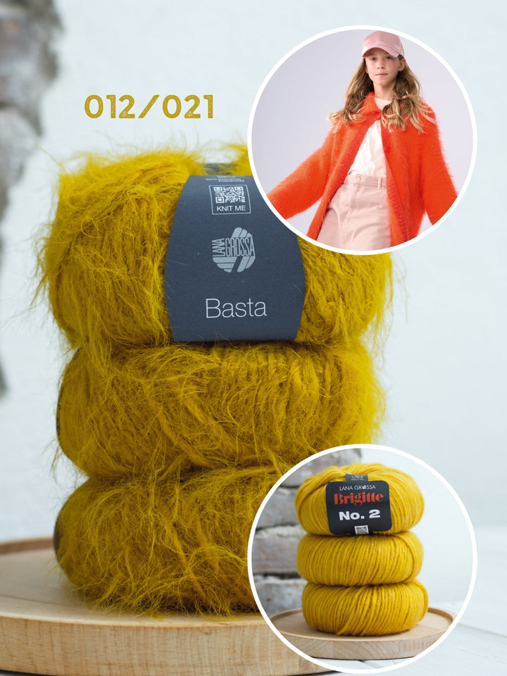 Strickpaket Basta Brigitte no. 2 Mantel - kids