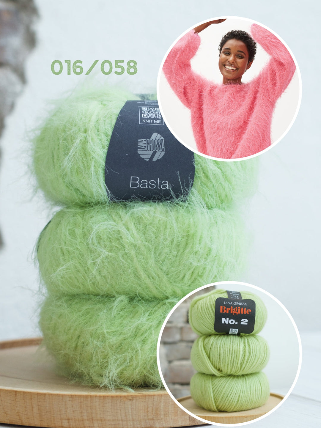 Strickpaket Basta Brigitte no 2 Pullover