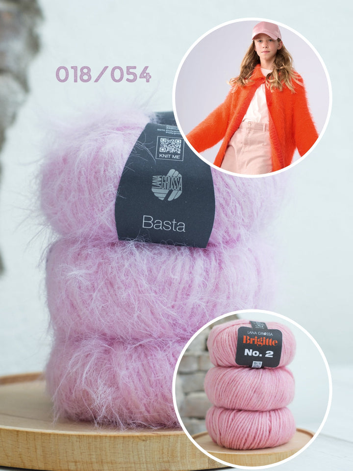 Strickpaket Basta Brigitte no. 2 Mantel - kids