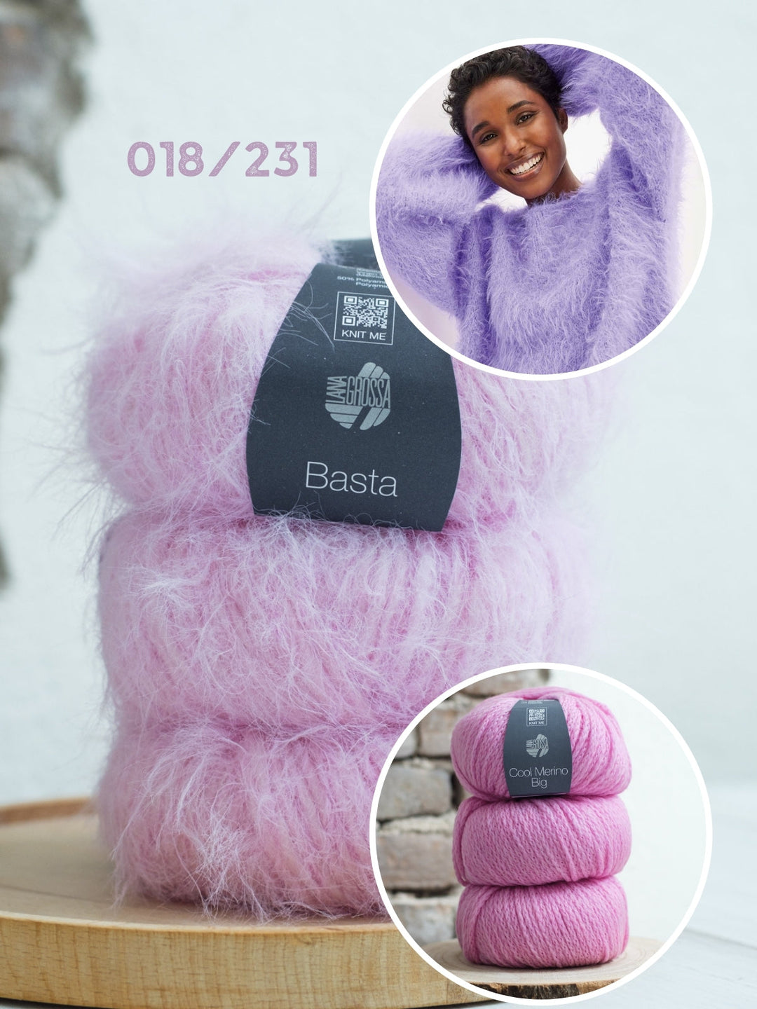 Strickpaket Basta Cool Merino Big Pullover