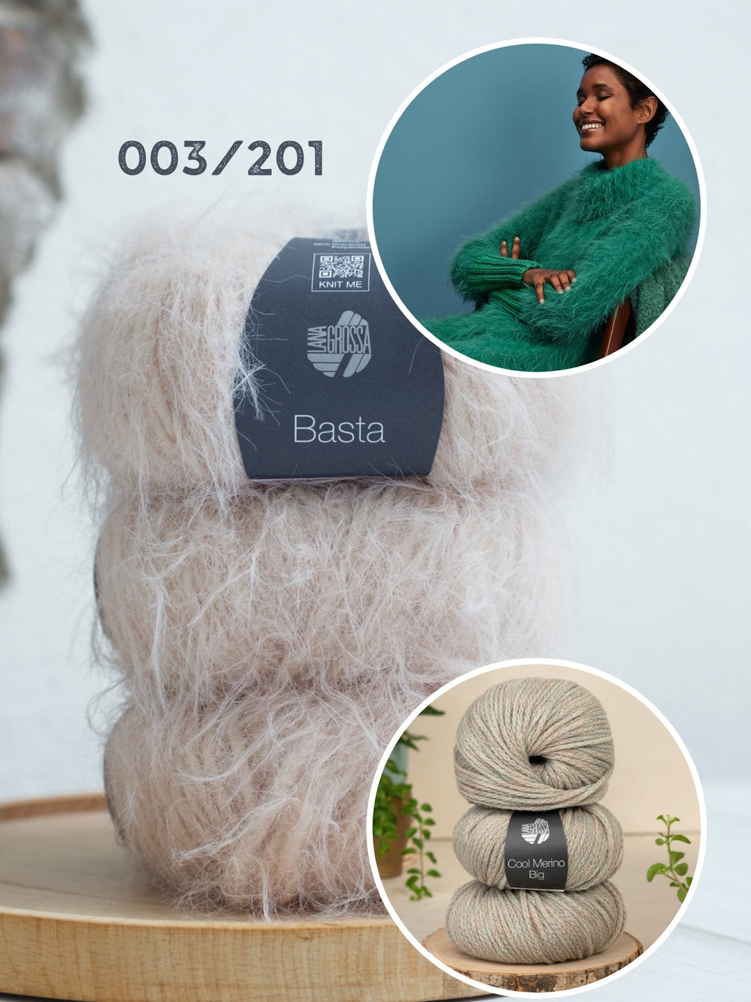 Strickpaket Basta Cool Merino Big Kleid