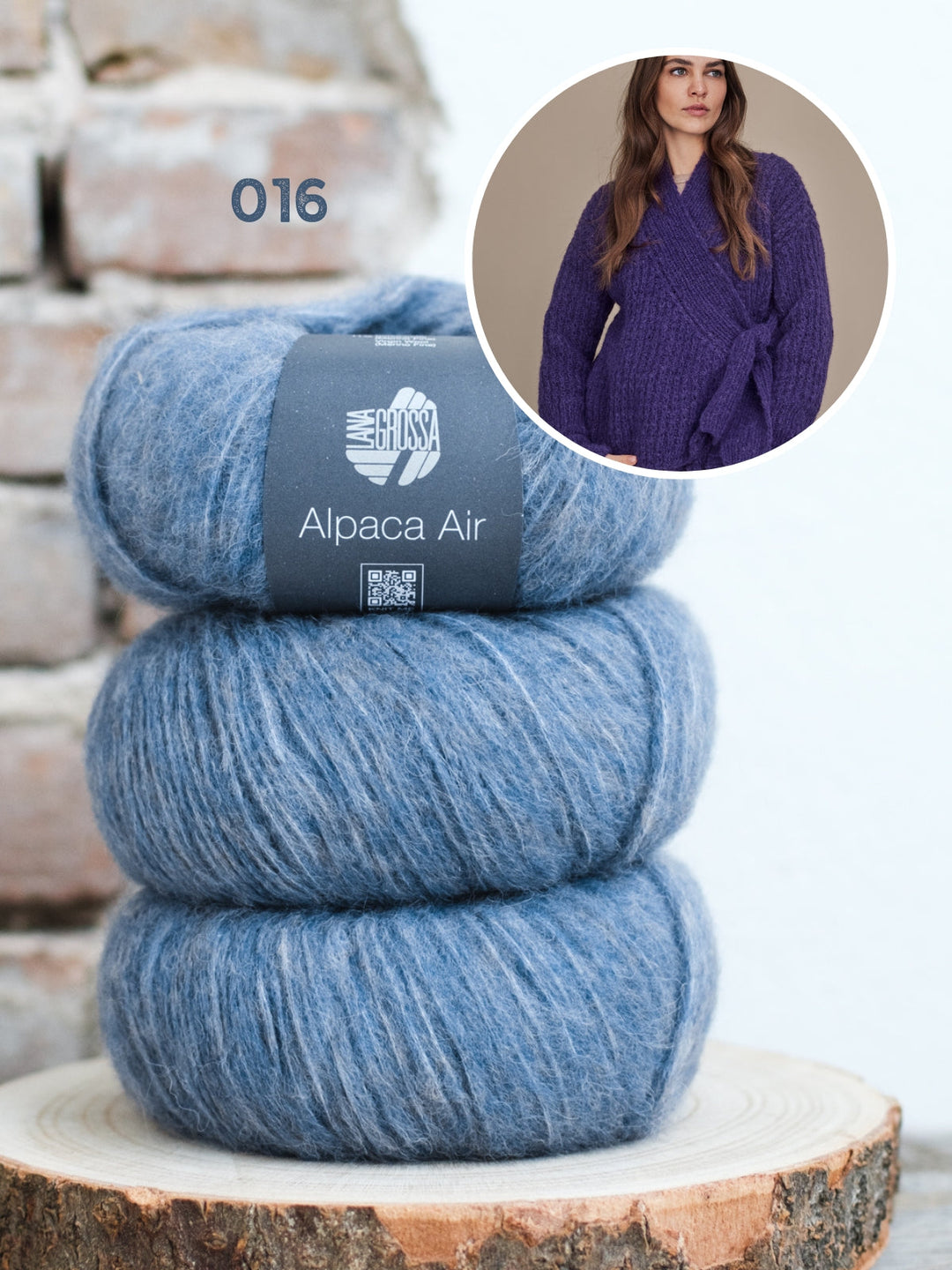 Strickpaket Alpaca Air Jacke