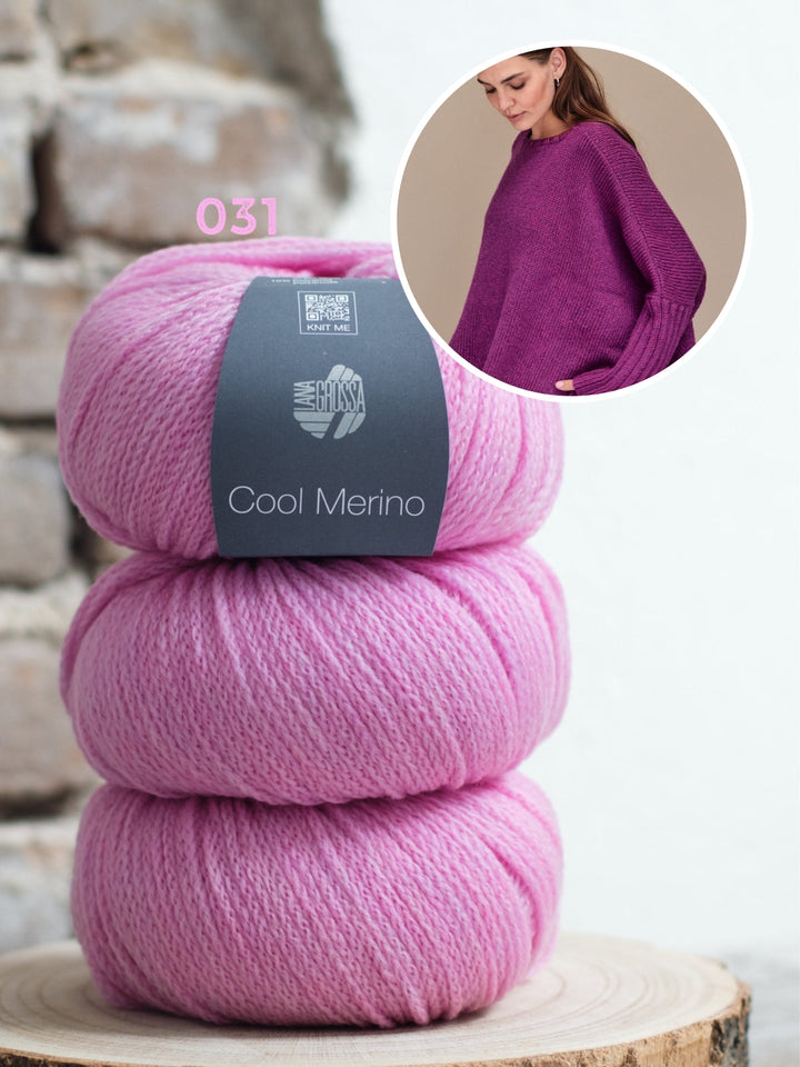 Strickpaket Cool Merino pullover