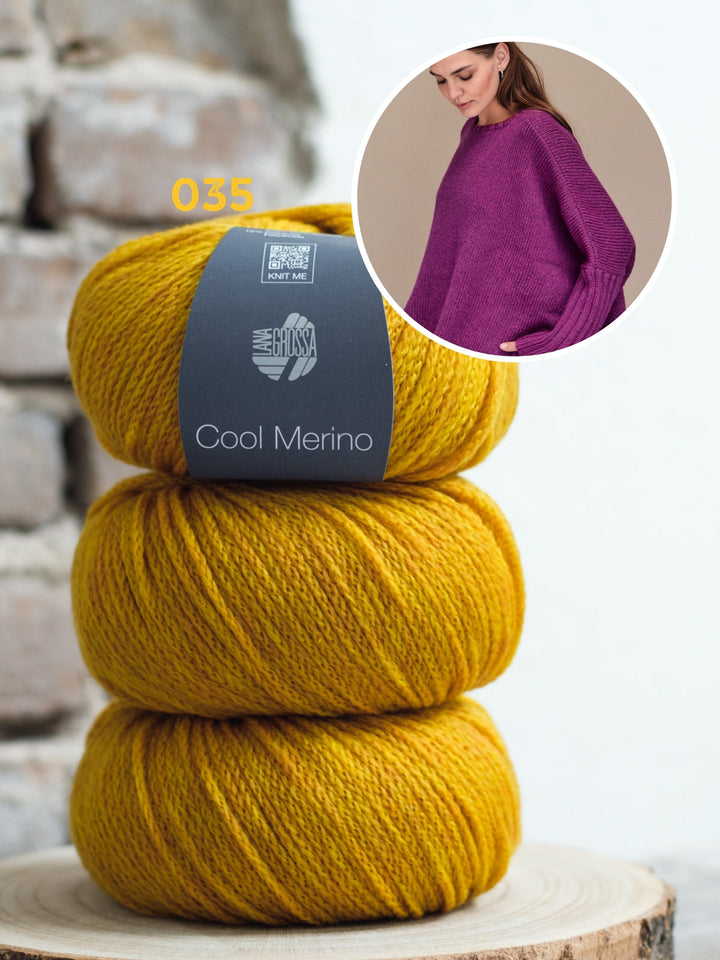 Strickpaket Cool Merino pullover