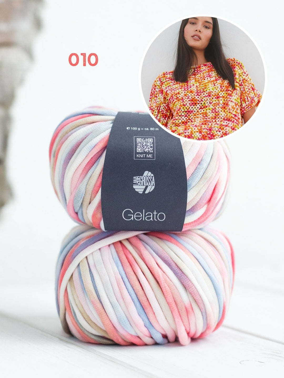 Strickpaket Gelato Pullover mit kurze Ärmel