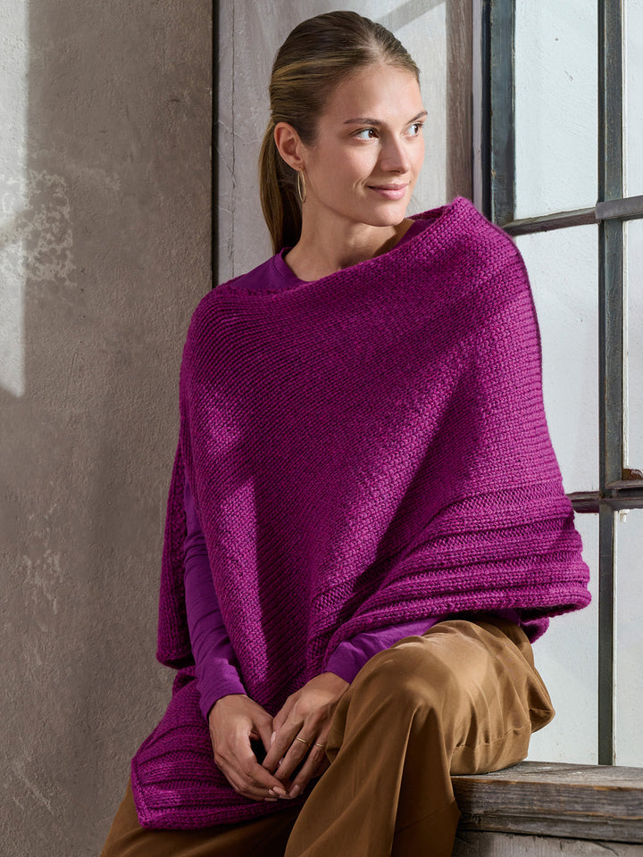 Strickpaket Cool Merino Big Poncho