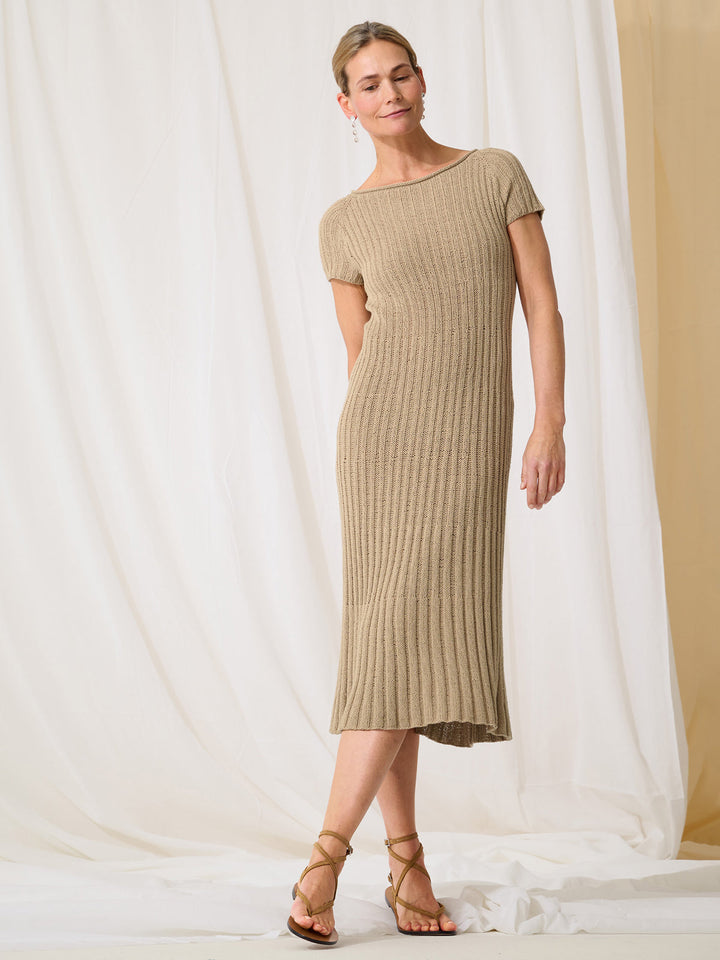 Strickpaket Landlust Sommerseide Top-Down Kleid