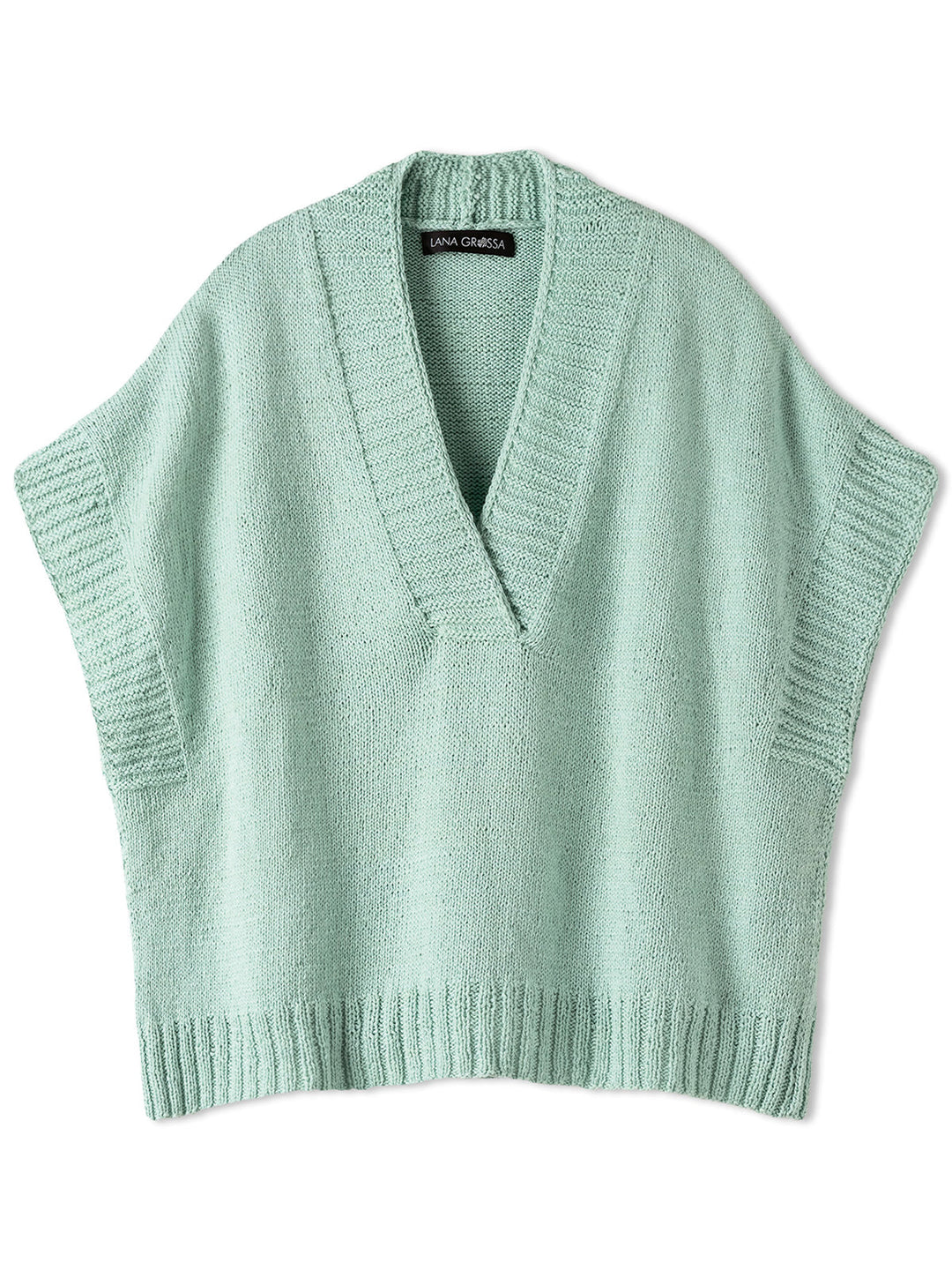 Strickpaket Summer Cashmere Top mit V-Ausschnitt