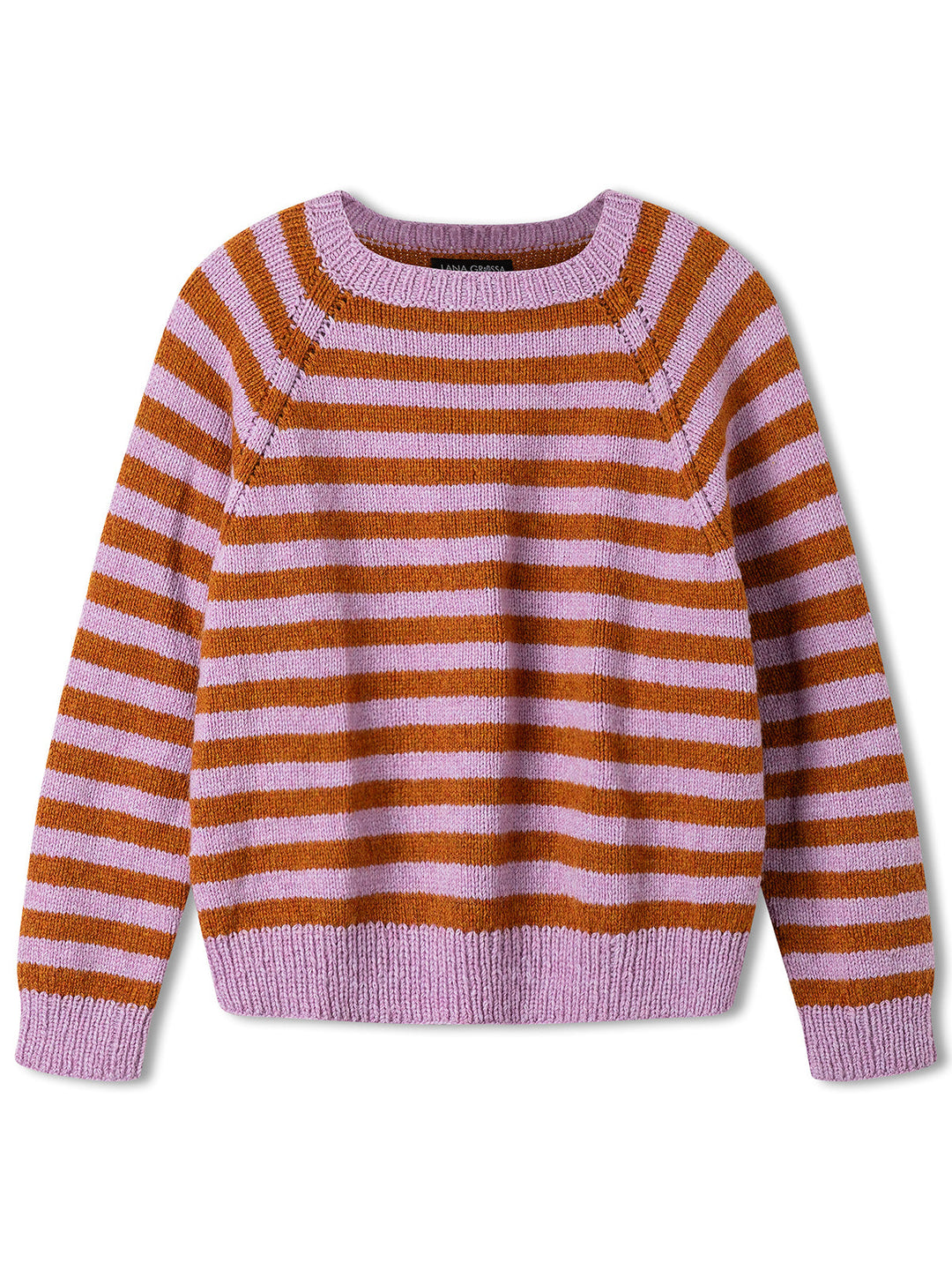 Strickpaket Cool Merino Topdown Raglan mit Streifen - kids