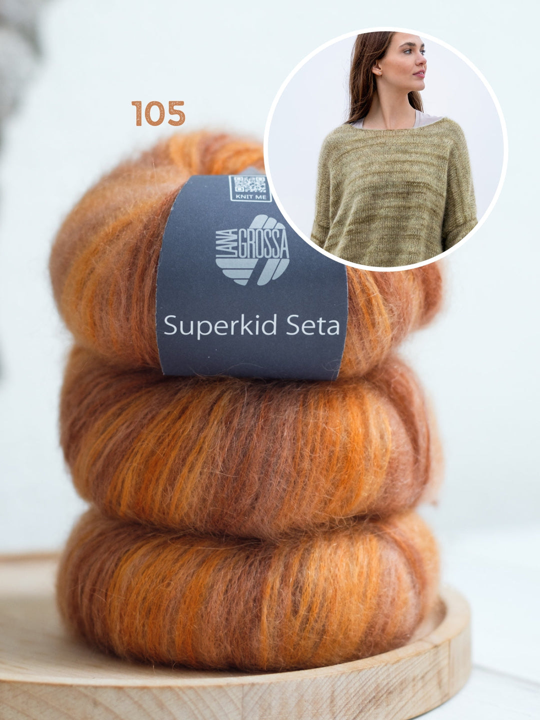 Strickpaket Superkid Seta print Pullover