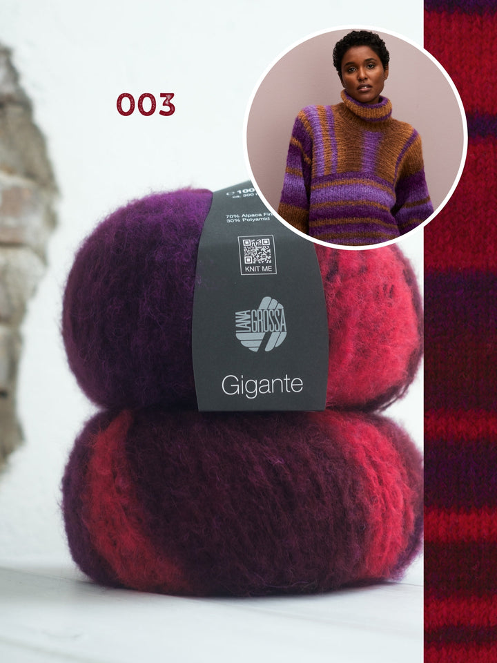 Strickpaket Gigante Rollkragenpullover