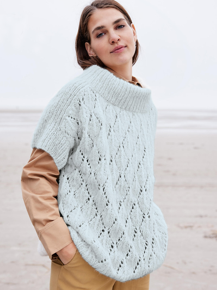 Strickpaket Alpaca Air Kurzarm-Pullover