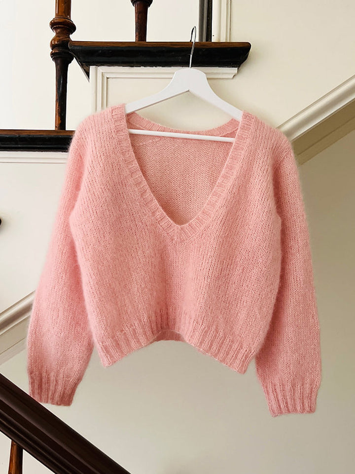 Strickpaket Caspar V Neck Sweater